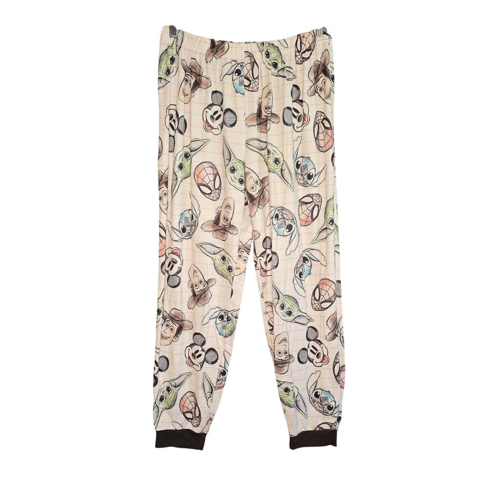 Disney Pixar Marvel Star Wars Pajama Pants XL Soft Comfy Lounge Stitch Woody